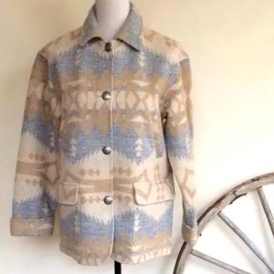 RALPH LAUREN Indian Blanket Western Barn Jacket PP
